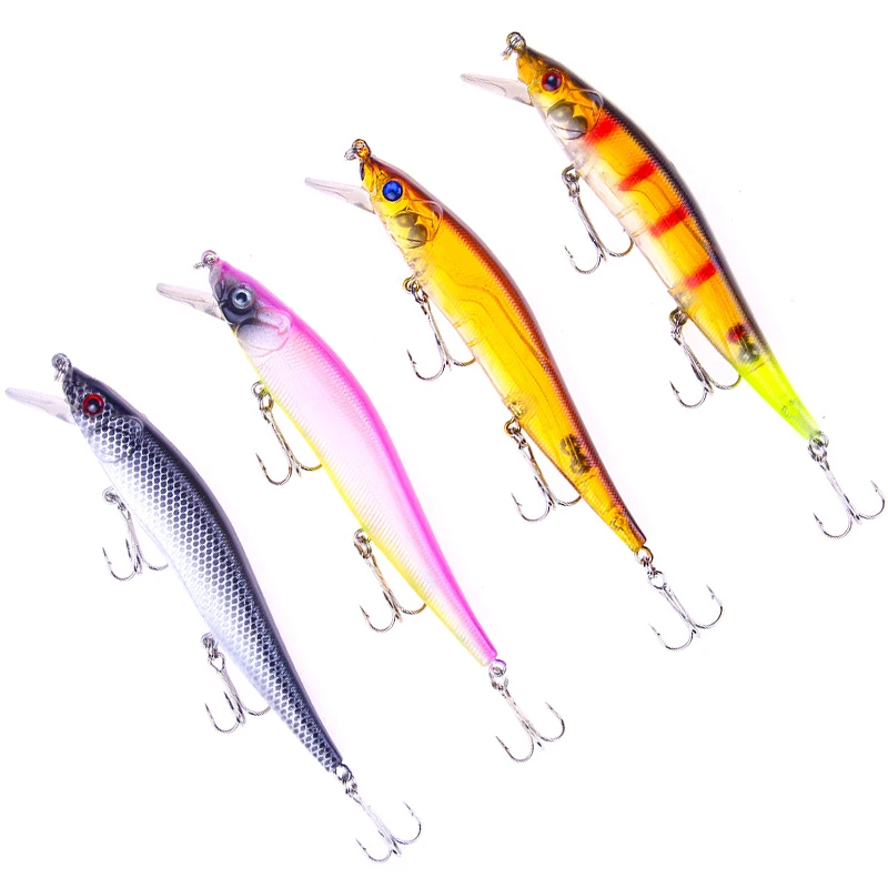 

12cm 14g Sinking Wobblers Fishing Lures 2020 Minnow Artificial Laser Topwater Floating Swimbait Hard Bait Fishing Tackle