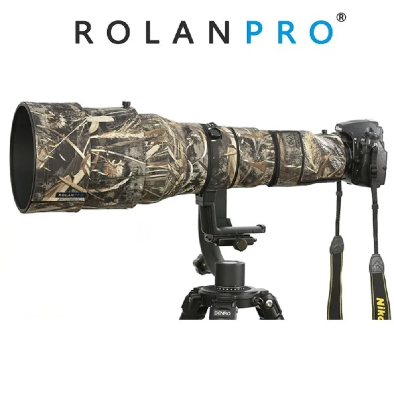 ROLANPRO Waterproof Lens Coat for Nikon AF-S 600mm f/4G ED VR Lens Protective Sleeve Nikon 600mm F4G Lens Coat Guns Case