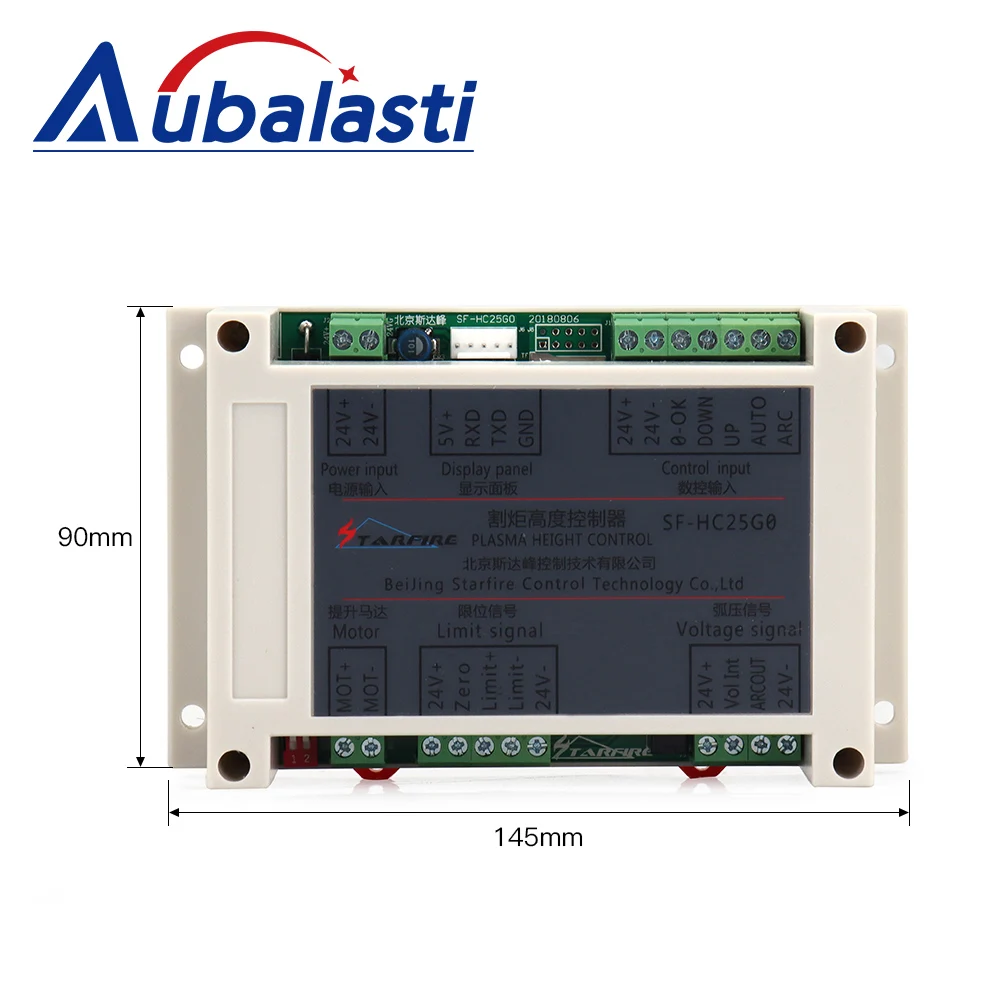 Aubalasti SF-HC25K Plasma THC ARC Voltage Height Controller With THC Lifter JYKB-100 For Plasma Cutting Machine Height Adjuster