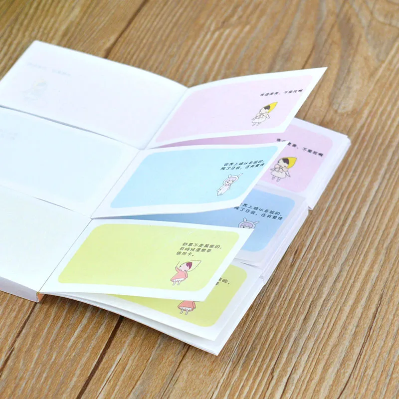 

1Pcs Mini Mood Sticky Notes Bookmark Memo Note Pads Flag Stationery student supplies