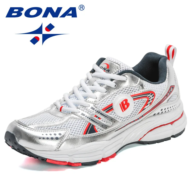 BONA New Designers Trendy Running Shoes for Men Breathable Walking Sports Shoe Man Jogging Sneaker Soft Footwear Mansculino