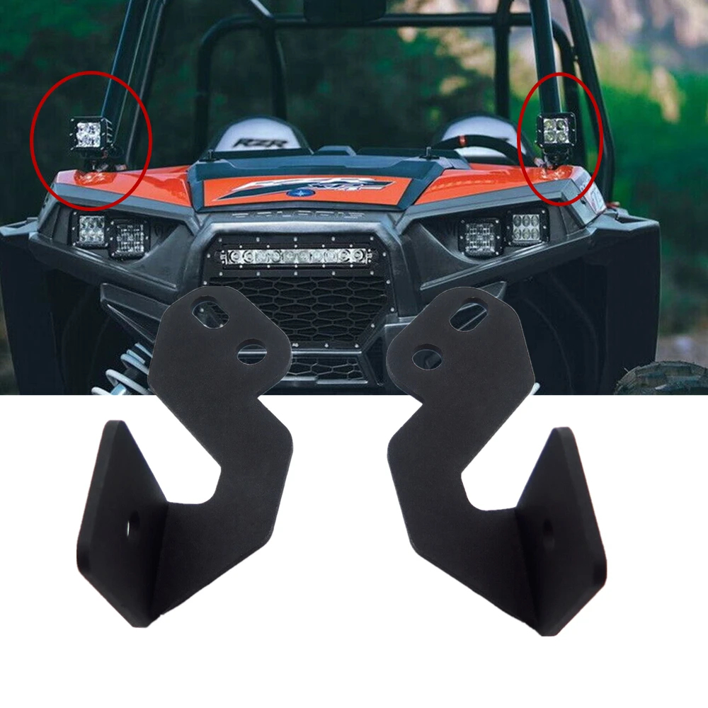 

For Polaris RZR XP 1000 900 Side A-Pillar Mounting Bracket LED Work Light Holder ATV UTV Accessories For 2014-2019 Polaris