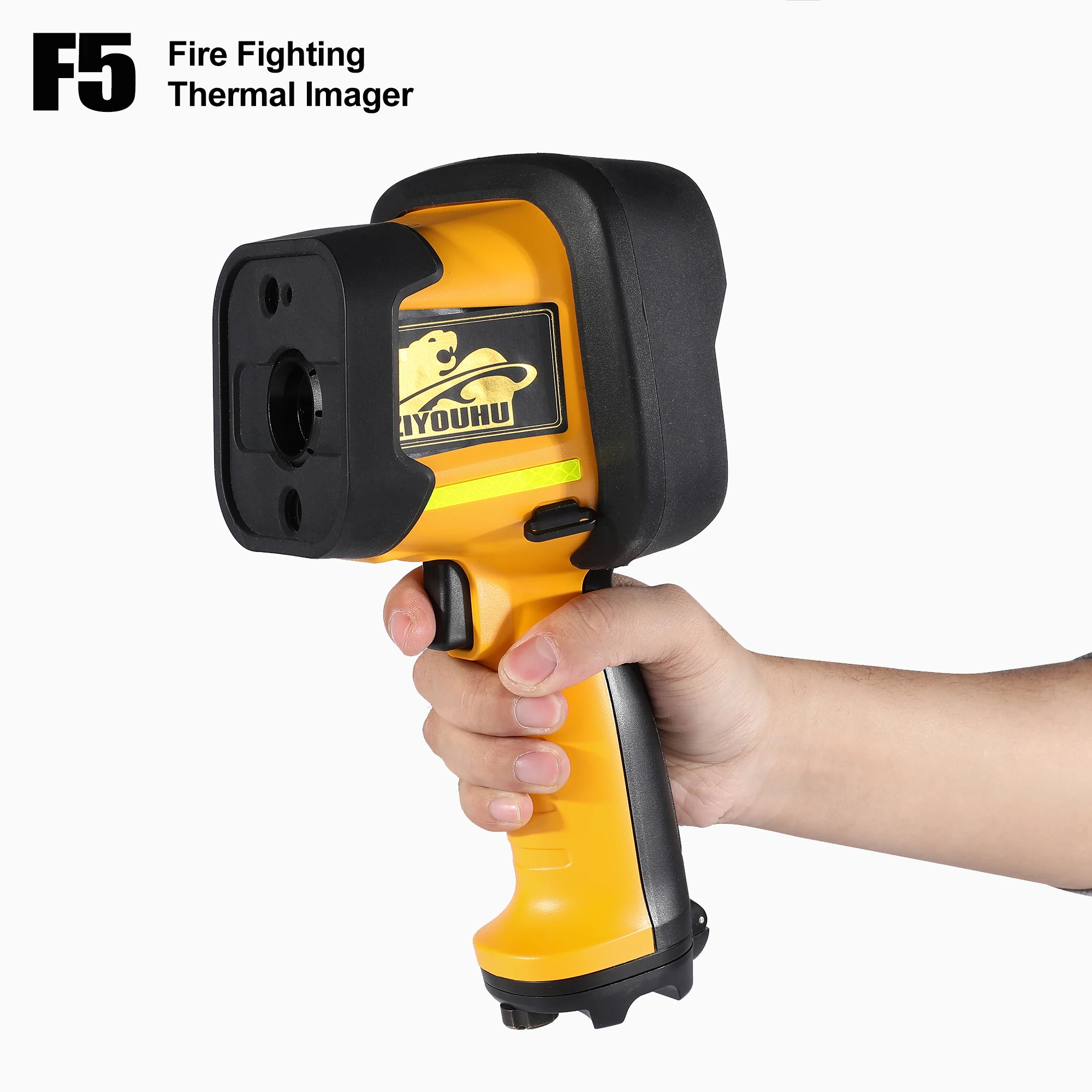 F5 Fire Fighting Thermal Imager Camera for Firefighter 384x288 Wide Angle Temperature Measurement Live Image & Video Recording