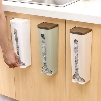 

Creative Kitchen Organizer And Storage Container Wall Hanging Garbage Bag Organizer Box