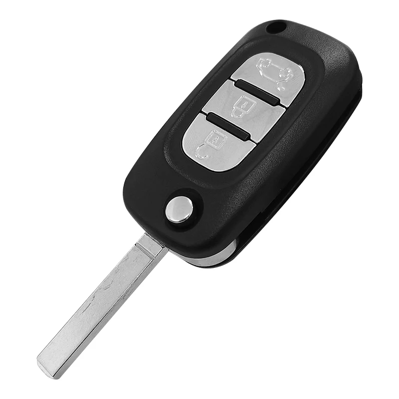 XNRKEY 3 Button Car Flip Remote Key PCF7961M/4A Chip 433Mhz for Mercedes Benz Smart Fortwo 453 Forfour 2015-2017 Car Key