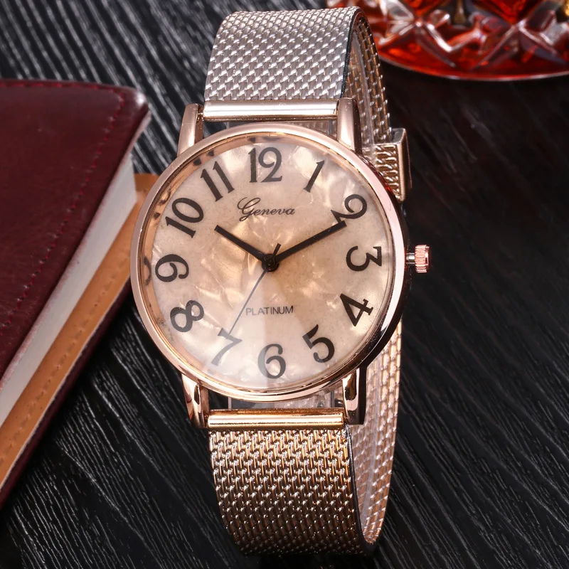 Couple watches  Men Luxury Brand Famous Lover's Watch Women Casual Metal Mesh Stainless Steel Watches For Women Relogio Feminino