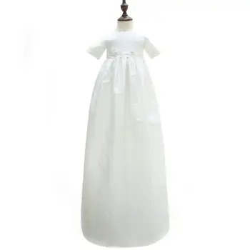 10 best sales Vestido branco para chá de bebê - №4