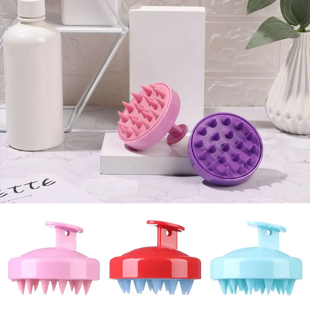 

New Brush Comb Hair Cleaner Shower Dandruff Dandruff Bath Removal Shampoo Hair Brush Silicone Scalp Massager