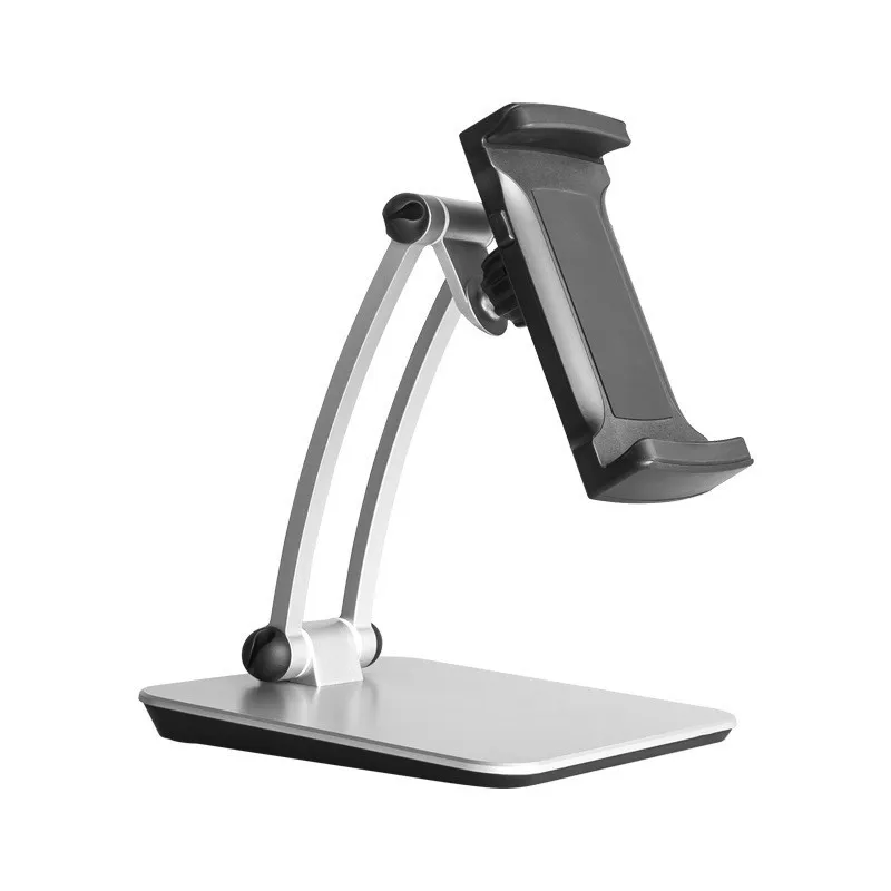 Aluminum Tablet Phone Stand Holder for iPhone IPAD Air Pro 12.9 Adjustable 4 to 14 Inch Smartphone Tablet Desktop Mount holder