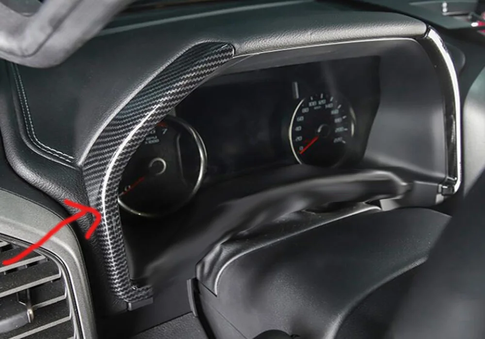 

For Ford Raptor F150 2017 2018 2019 2020 ABS Interior Instrument Panel Decoration Strip Cover Stickers Trim Interior Styling