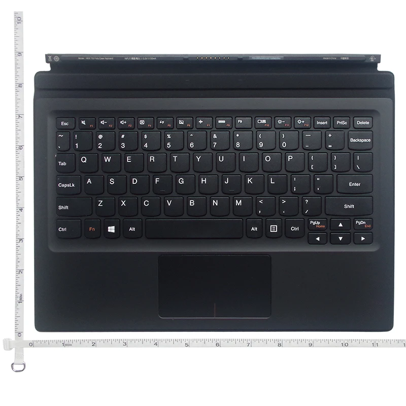Imagem -02 - Teclado do Reino Unido para Lenovo Lenovo Miix 71012isk Miix 710-12ikb Miix700-12isk Miix4 Novo