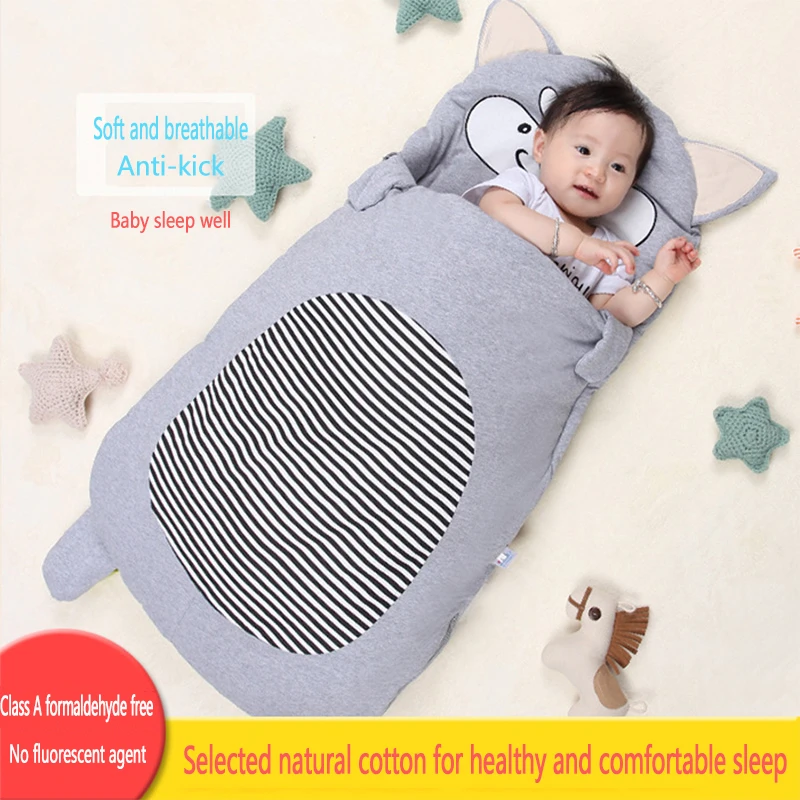 

Newborn Baby Girls Boys Winter Fleece Warm Sleeping Bag Cotton Pure Color Swaddle Solid Sleepwear Baby Stroller Sleeping Bag