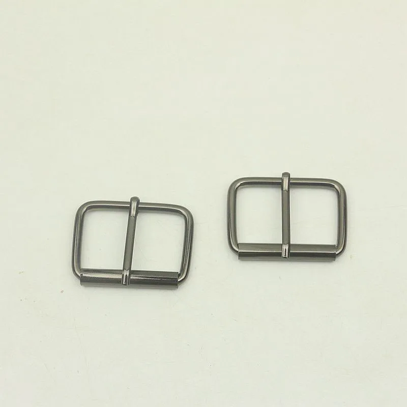 20pcs 38mm Alloy Pin Buckle Belts Head 3.8mm Thickness Top Metal Single Needle Roller Belt Adjust Buckles DIY Hardware Accessory