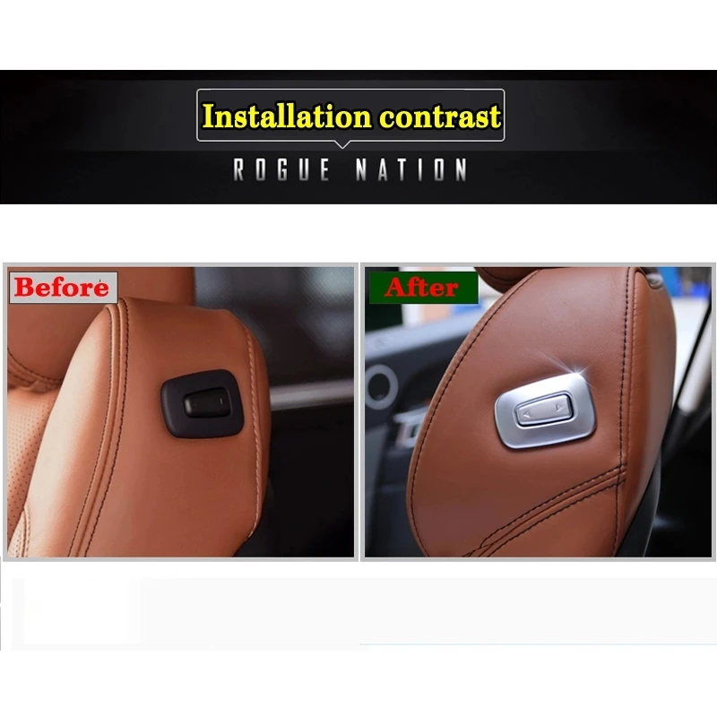 For Land Rover Range Rover Vogue L405 2013-2017 Copilot Seat Adjustment Switch Trim Sticker For Range Rover Sport Car Accessory - view 4
