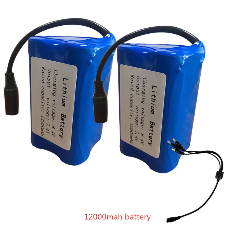 2011-5 H18 C18 Remote Control Fishing Bait Boat Spare Parts 7.4V 6000mAh/12000mAh Battery/Motor/Charger/3-To-1 Cable Accessory