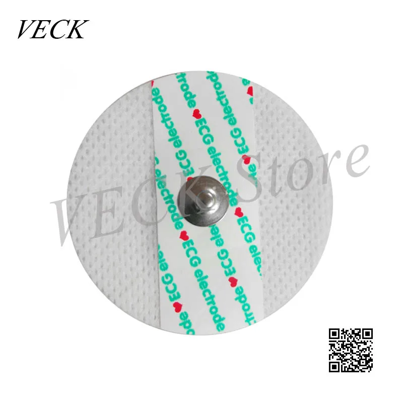 50pcs/pack E-C-G Machine Accessories Non-woven Lead Electrode Slice Electrode Plate Disposable Electrode Patch