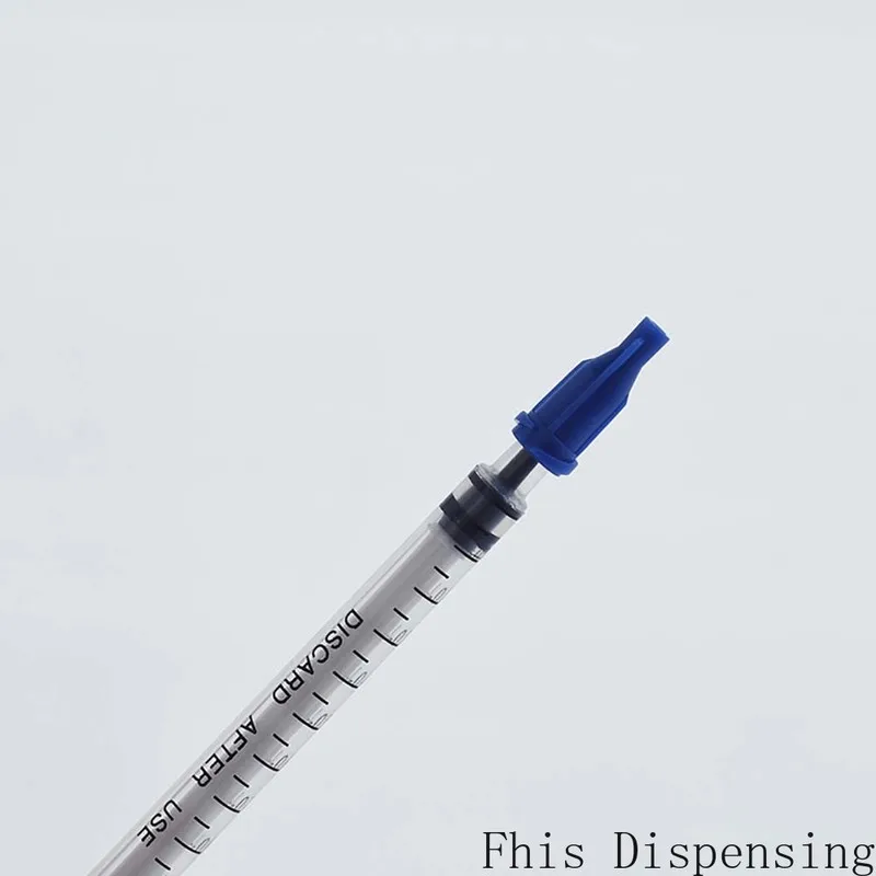 1cc 1ミリリットル注射器を分配プラスチック先でさまざまな色キャップ10のパック
