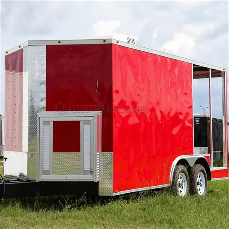 

Allbetter Mobile Food Truck With Full Kitchen Pizza Coffee Van Hot Dog Vendor Taco Sushi Breakfast Kiosk Street Food Trailer