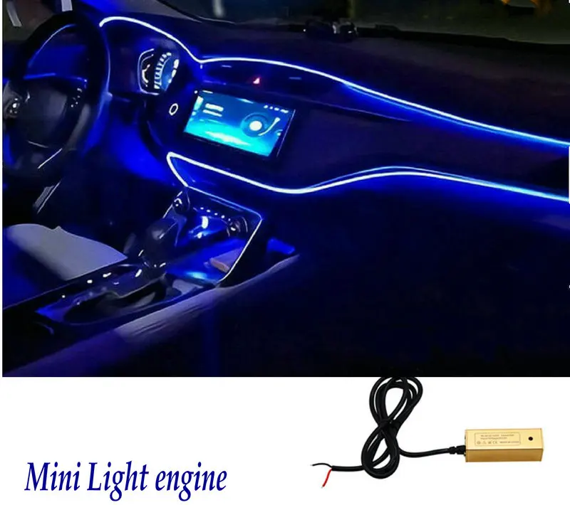 

Mini 3W 12v car led projector light source Engine Generator 7 Colors optional+Skirt Side Glow optical fiber 3mm(Dia.) cable Kit