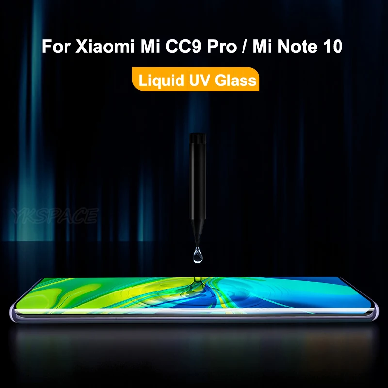 2Pcs UV Full Liquid Glue 3D Clear Tempered Glass Screen Protector For Xiaomi MI 15 14 Civi 13 12 12S 11 Note 10 Pro Ultra Lite