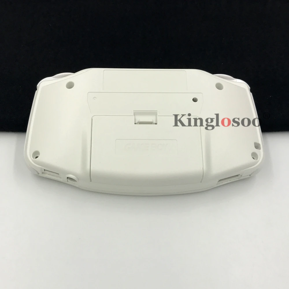 Kit de carcasa precortada para consola GBA, carcasa de repuesto para Game boy Advance, color blanco, IPS, V2