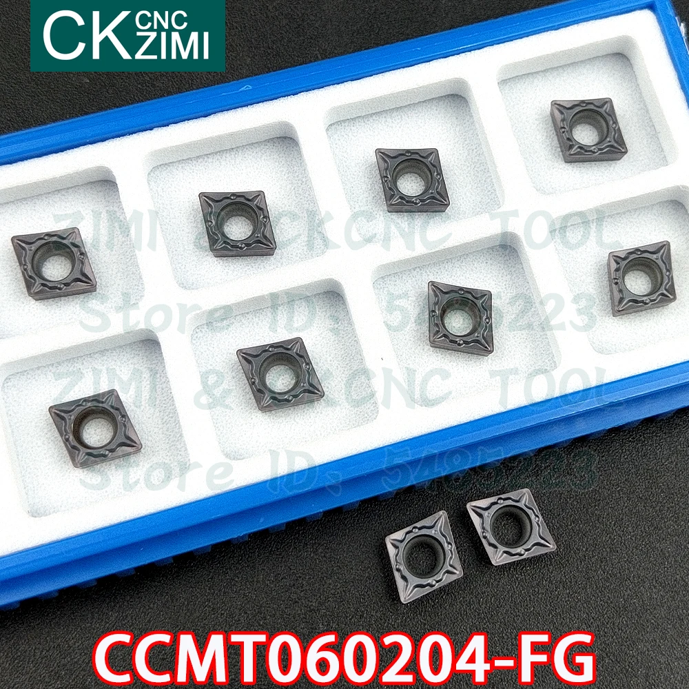 CCMT060204-FG ZM1125 CCMT 060204 FG Sisipan Karbida Alat Sisipan Balik Internal CNC Mesin Putar Kayu Alat Bubut Logam