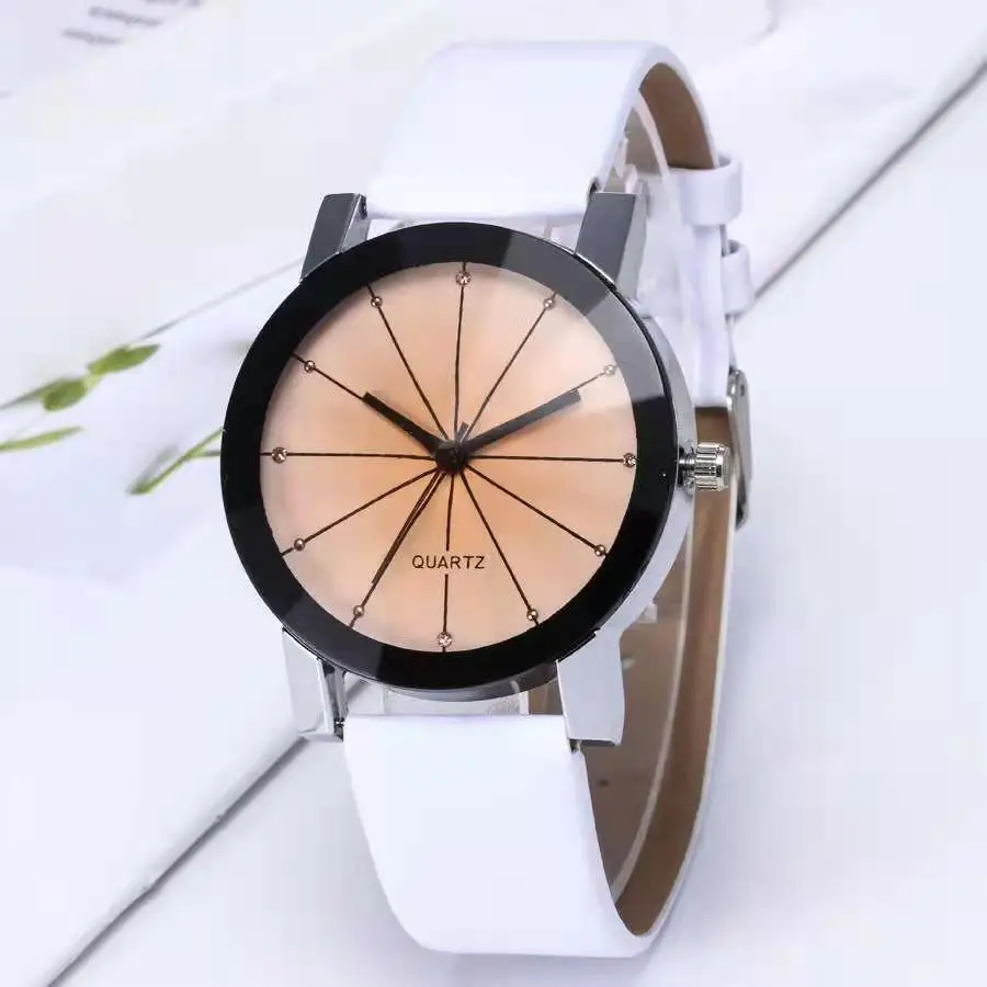 Fashion lovers convex meridian foreign trade leisure men and women belt watch children table electronic wholesale