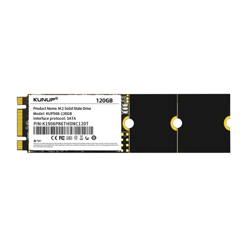 SSD M.2 SATA 128 GB NGFF SSD 2280 256 GB 512 GB Solid-State-Laufwerk B & M Key-Festplatte SATA M2 1 TB SSD für Desktop