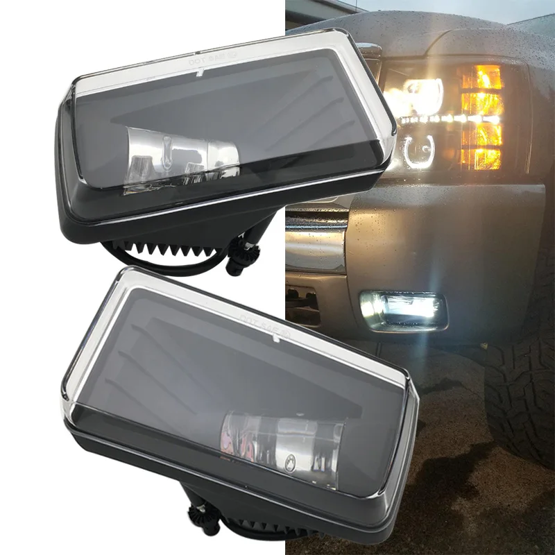 Car Driving Led Front 5202 Bumper Fog Lights For Chevy Silverado /Tahoe Suburban 2007-2013 Avalanche G-MC Sierra/Yukon Truck