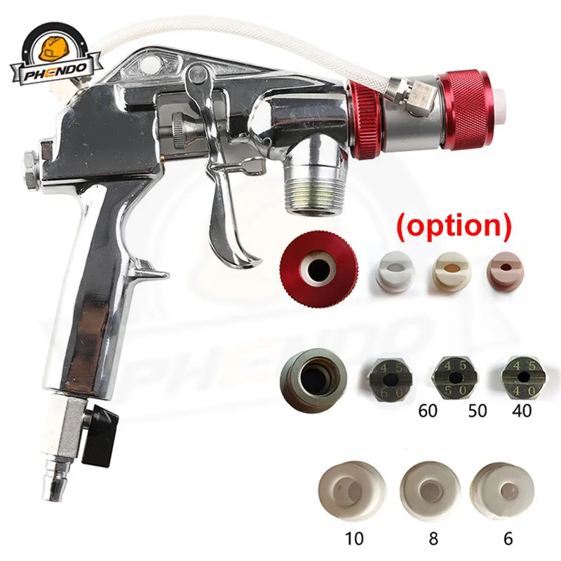 PHENDO 1700 Professional Paint Spray Gun Stone-Texture Paint Spray Gun Paint Tools for Putty Sandblaster Real Stone Paint