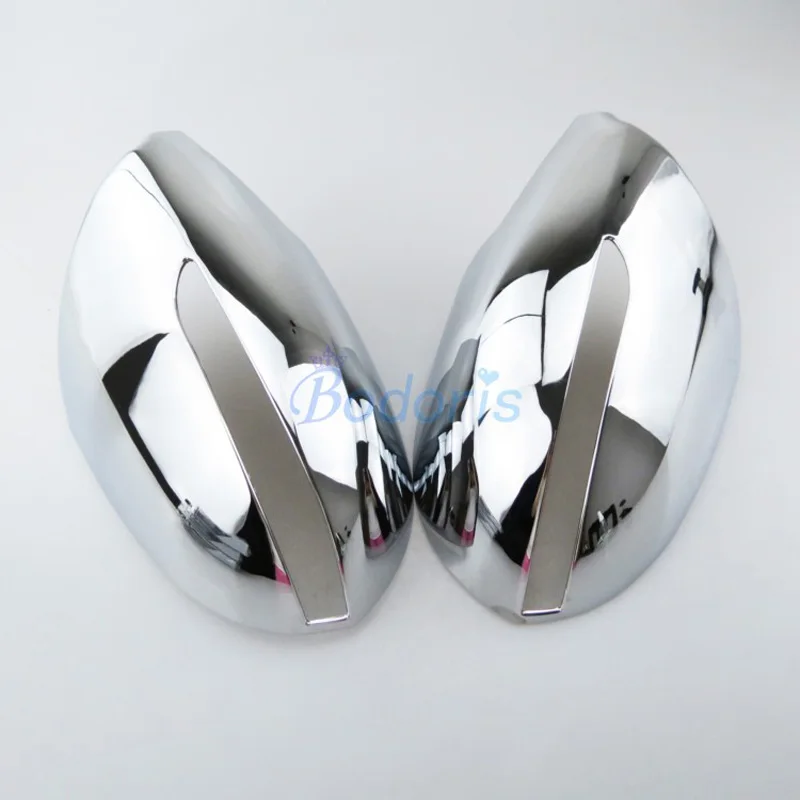 For Kia Sportage 2010 2011 2012 2013 2014 2015  Side Wing Door Mirror Cover Rear View Overlay Chrome Car Styling Accessories