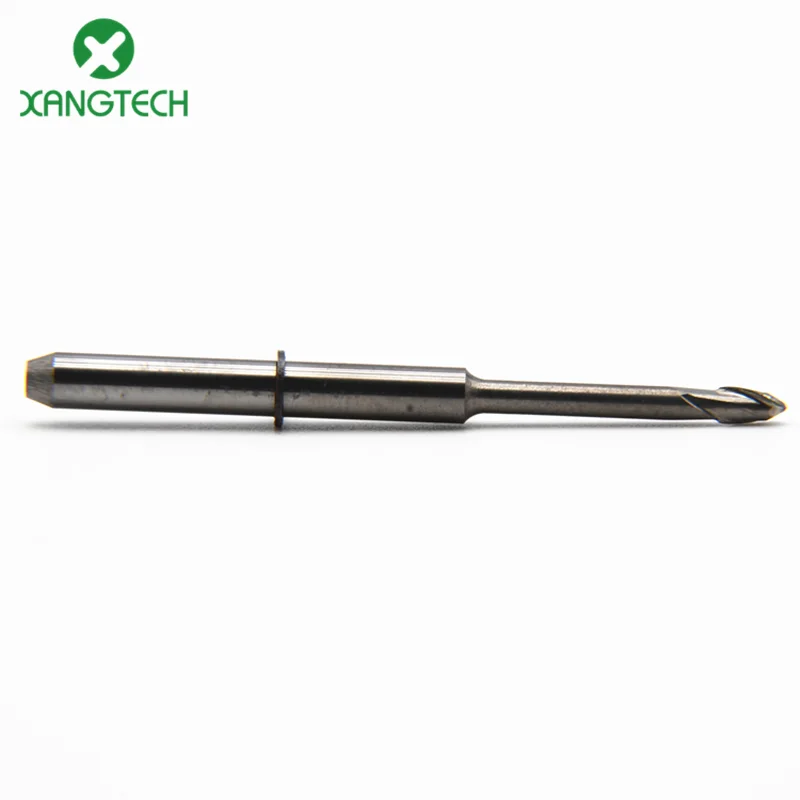 Xangtech vhf k5 zircônia/pmma que mói bur 0.6/1.0/2.0mm para o laboratório dental