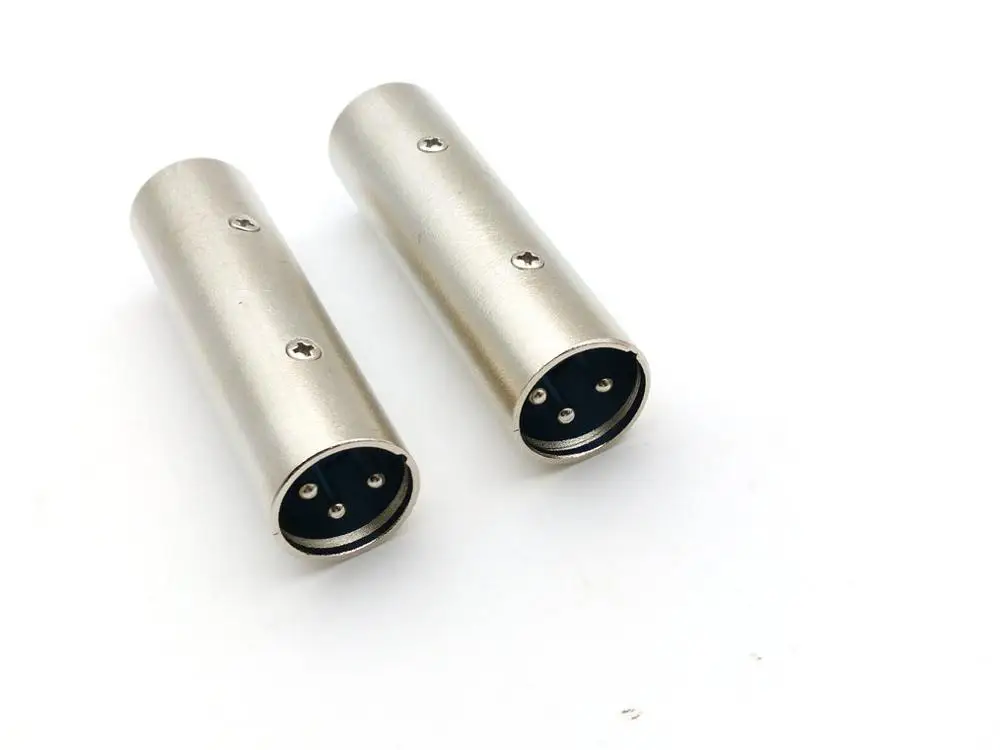 3 Pin XLR  Male to Male Audio Microphone Mic Connector xlr  Maleto xlr Male connector