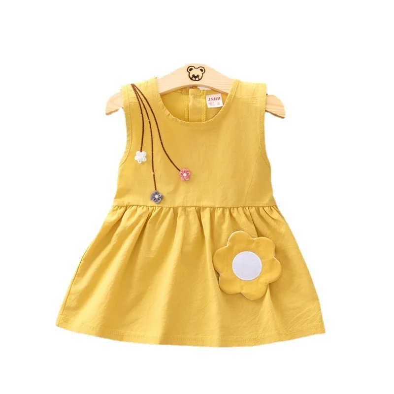 New Summer Baby Fashion Clothes Children Girls Cute Lace Dress Kids Plaid Costume Infant Casual Clothing Toddler Cotton Dress