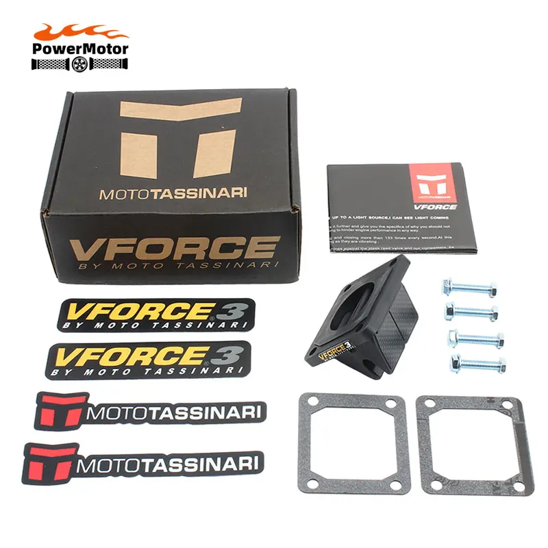 

Motorcycle Reed Valve Kit Intake Manifold V-FORCE 3 V3144 Carbon Fiber for Yamaha YZ85 YZ125 YZ400 CR250R Bike Accessories