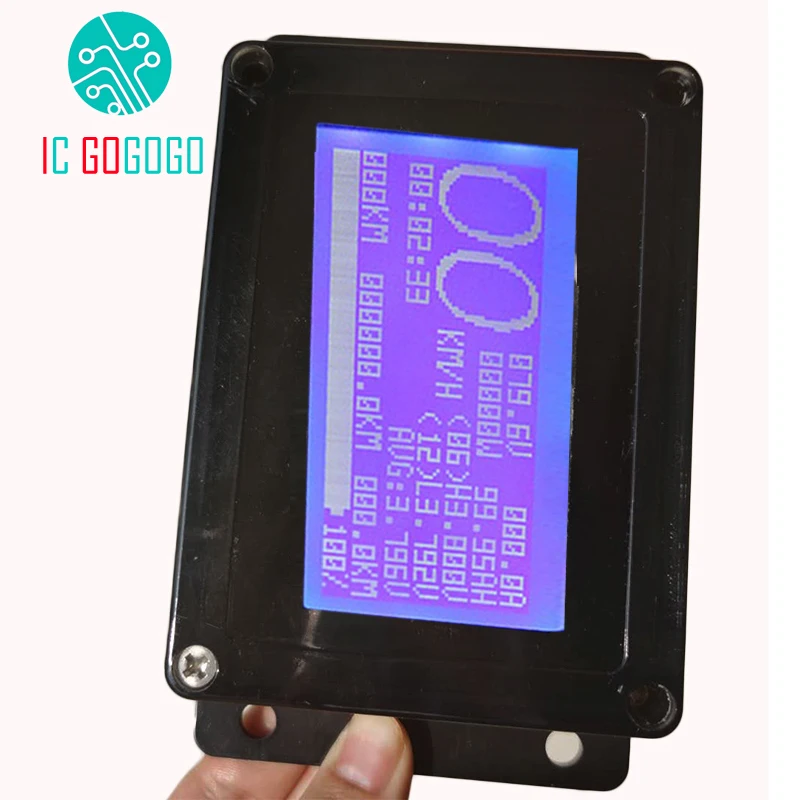 for Ant Protection Board Waterproof LCD Display Screen Case Shell Outside Outer Frame Casing 24S 32S BMS Case Black External Box