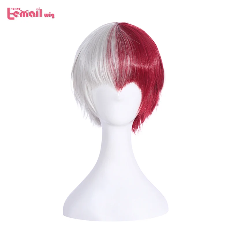 L-email wig Synthetic Hair MHA Cosplay Wigs Izuku Midoriya Ochako Uraraka Himiko Toga Shouto Todoroki Cosplay Wig