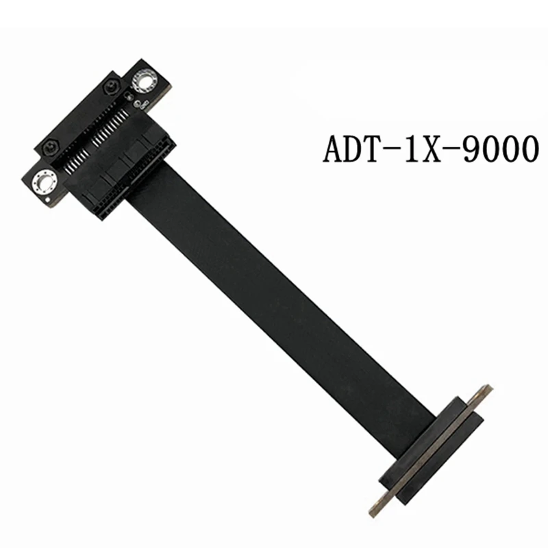 90องศา PCI-e PCI Express 36PIN 1X Extender Gold-Plated Connector (180องศา20ซม.Pcie Riser สาย)