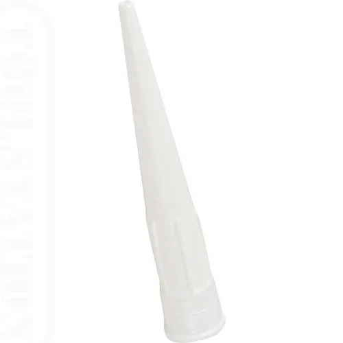 50 pezzi ugelli per pistola per calafataggio ugelli per colla in vetro siliconico sigillante punte per calafataggio diametro interfaccia 1.5cm