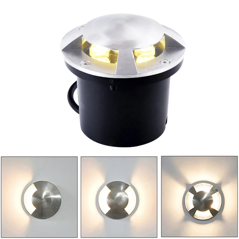 Waterproof Led Light Garden Underground 3W 5W IP68 Outdoor Deck Sidewalk Path Spot Recessed Landscape Lamp 110V220V DC12V24V