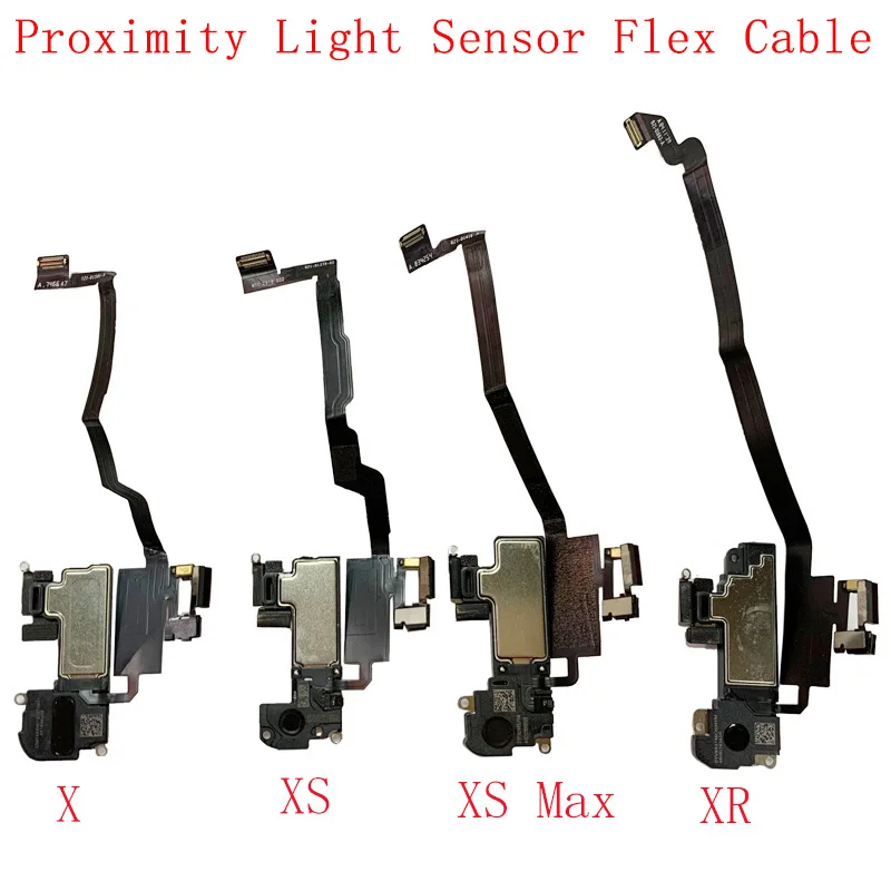 Proximity Light Sensor Flex Cable Ribbon with Earpiece For iPhone 11 X XR XS Max 11Pro Max Earpiece with flex Replacement Parts