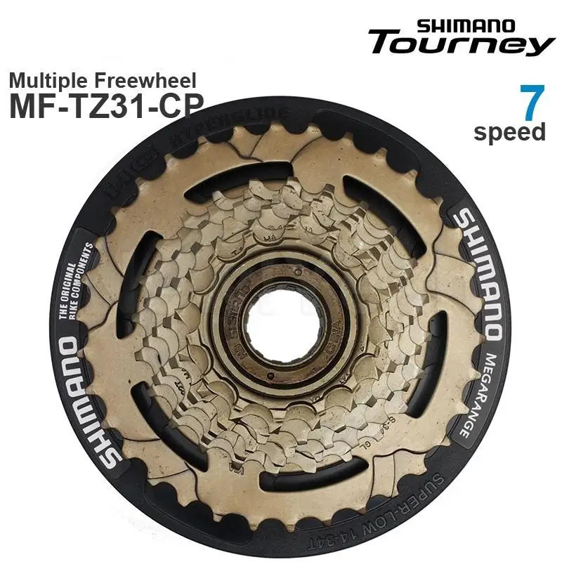 SHIMANO TOURNEY TZ500 TZ31 7v 7 Speed Cassette Mountain Bike Freewheel Metal Thread Sprocket 14-28/34T Original