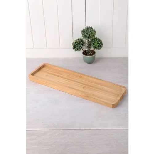 Queen's Kitchen Bamboo Lux 33cm Rectangle Service-Presentation, Bamboo, made in Turkey , Free Shipping