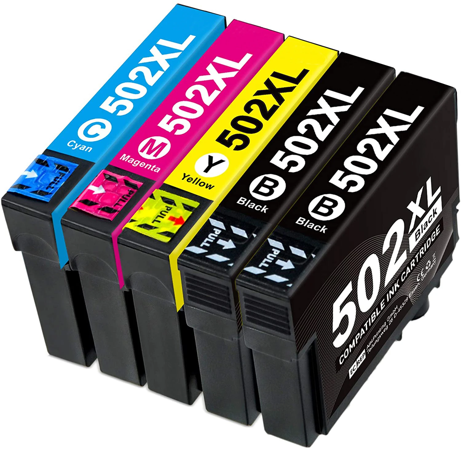 502XL Compatible pour Epson 502 XL Adhérence d\'encre pour Epson Expression Home XP-5105 XP5105 XP5100, Workforce WF-2860 WF-2865DWF