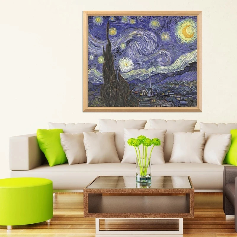 Full Diamond Embroidery Paintings Accessories 5D DIY Vincent Van Gogh Mosaic Cross Stitch Kits Handmade Special Gift Needlework