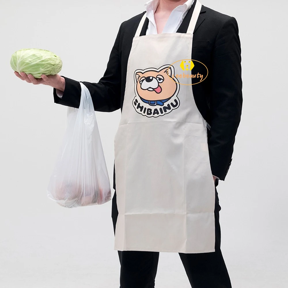 Anime Gokushufudo Apron The Way of the Househusband Tatsu Cosplay Immortal Dragon Cute Bear Apron Costume Husband Boyfriend Gift