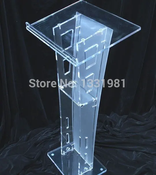 

Free shipping Super Hot High Quality Acrylic Podium Pulpit Lectern Popular Clear Acrylic Lectern Podium plexiglass