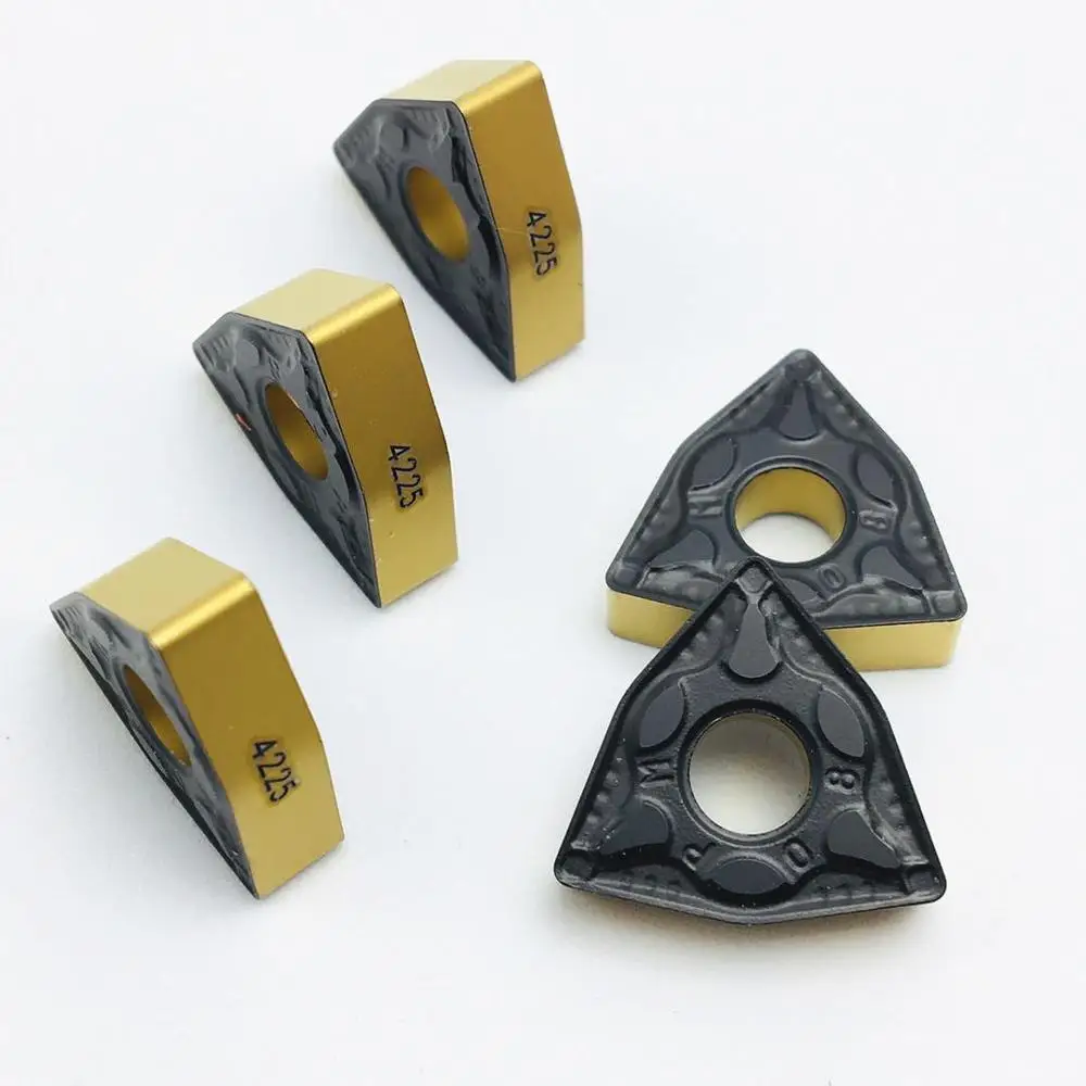 10 pezzi di WNMG080408 PM 4225 inserto in metallo duro WNMG 080408 PM originale di 4225 di alta qualità di utensili di tornitura CNC tornio noioso strumento