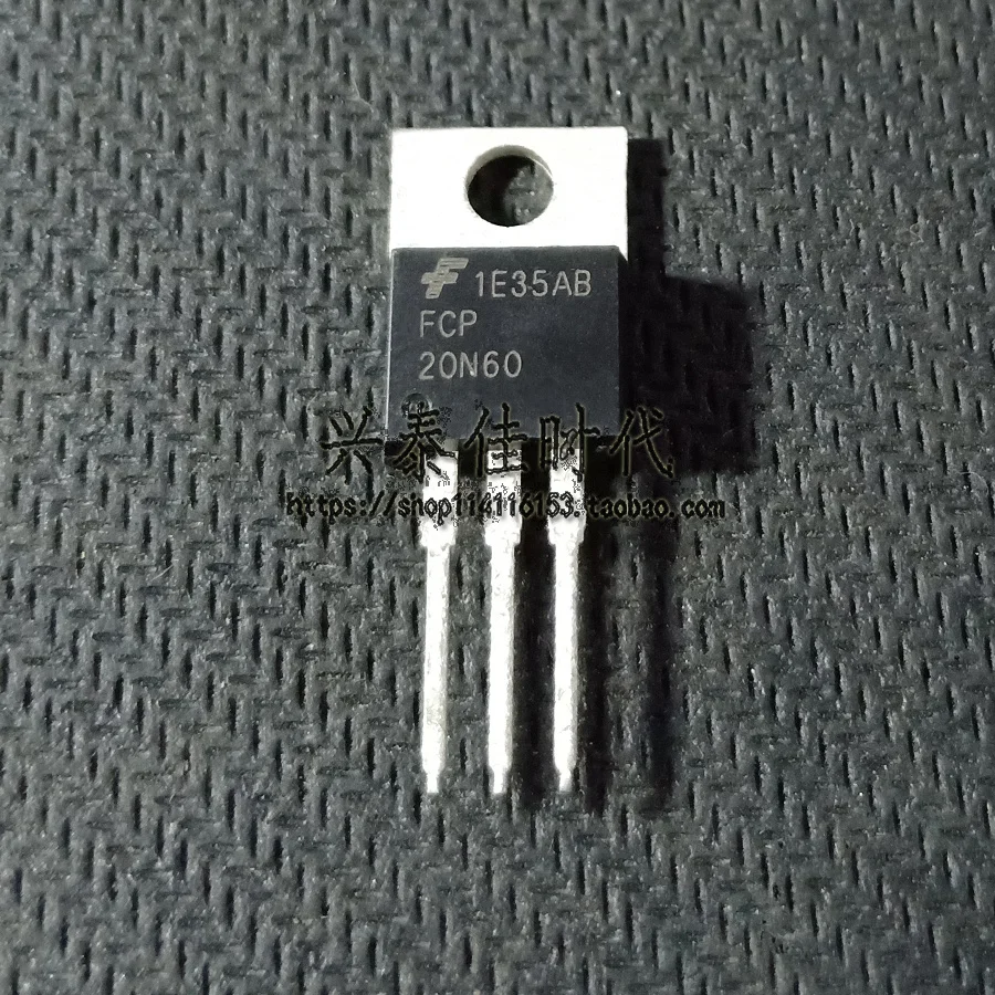 new 5pcs 20N60 FCP20N60 20A/600V TO-220