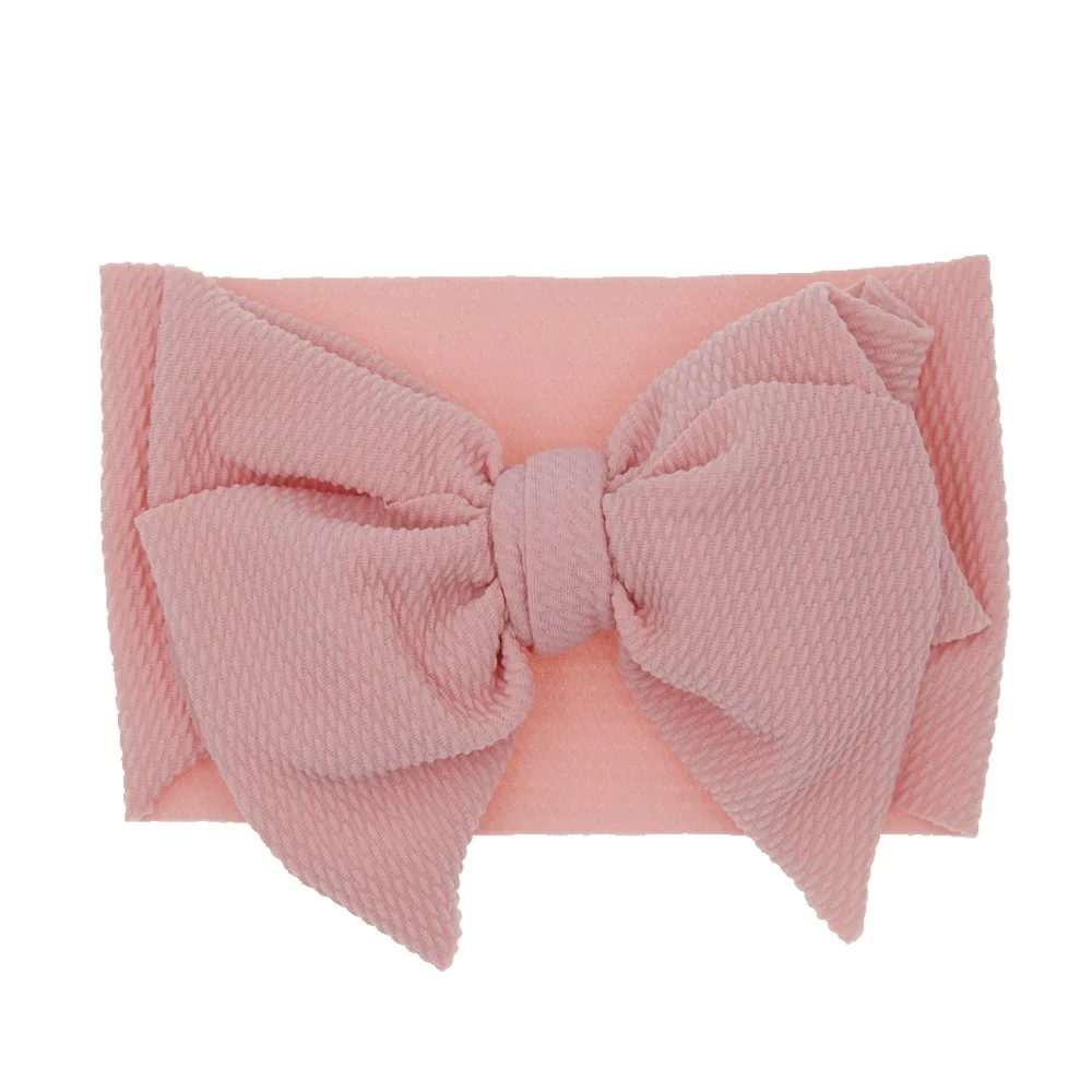 Baby headband Corn Grain Big Bow Headband Newborn Wide Fabric DIY Turban HeadWrap hair band children girls Hair Accessories